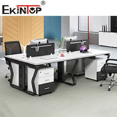 Modern Office Working Station For Commercial Furniture Office Cubicles Table White