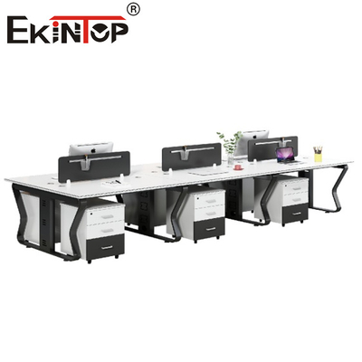Modern Office Working Station For Commercial Furniture Office Cubicles Table White