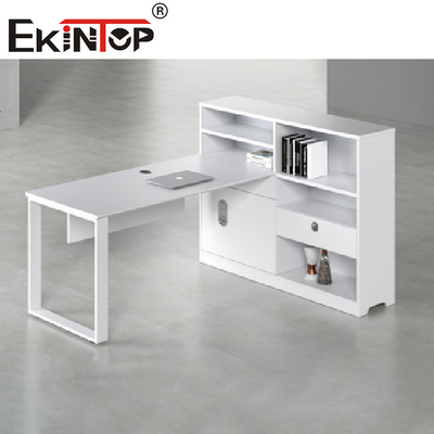 2-8 Person Office Partition Workstation System Furniture Rectangular Shape