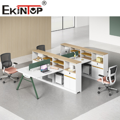 White Green Modular Office Work Station For Commercial Furniture