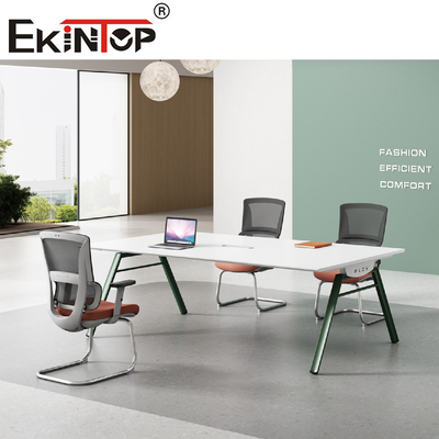 Custom Wood Steel Conference Table Revolving For Office Furniture