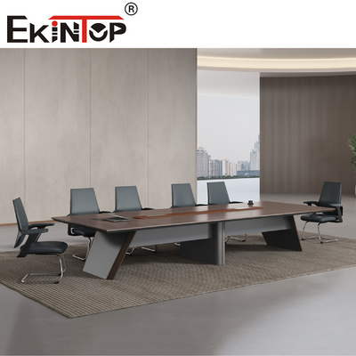 Wood Executive Conference Table Extendable Scratch Resistant