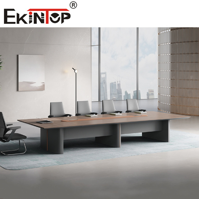 Wood Executive Conference Table Extendable Scratch Resistant
