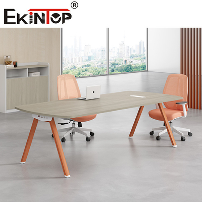 Modern Custom Wood Conference Table  Include Integrated Audiovisual Systems