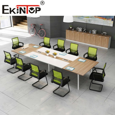4 Leg Modular Conference Table Seating 6 8 10 Persons For Meeting Room