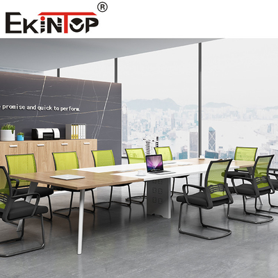 4 Leg Modular Conference Table Seating 6 8 10 Persons For Meeting Room