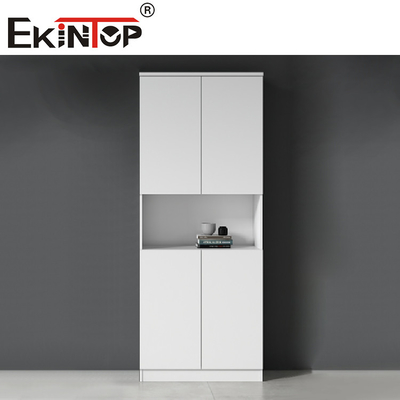 4 Drawer Lateral Fireproof File Cabinet Wood Bookshelf For Office Furniture