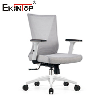 Blue Ergonomic Mesh Office Desk Chair With Adjustable Arms