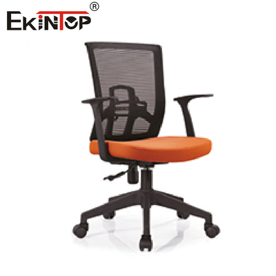 Black Gray High Back Mesh Office Chair For Desk With Wheels