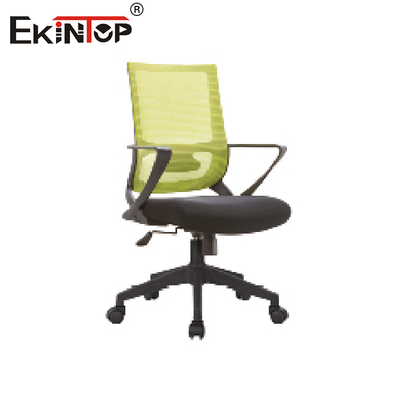 Black Gray High Back Mesh Office Chair For Desk With Wheels
