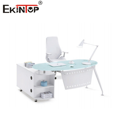 Student Study Tempered Office Glass Desk Thickened Hard Rounded Corners