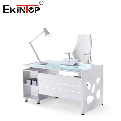Student Study Tempered Office Glass Desk Thickened Hard Rounded Corners