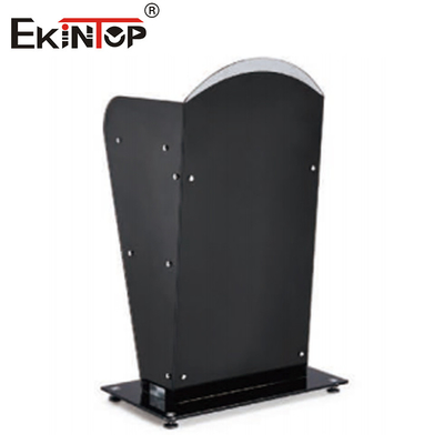 Office Efficiency Modern Wooden Black File Cabinet Moisture Proof