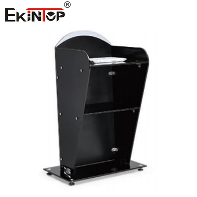 Office Efficiency Modern Wooden Black File Cabinet Moisture Proof