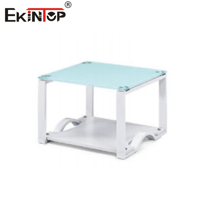Contemporary Chic Glass And Steel Coffee Table Living Room Furniture
