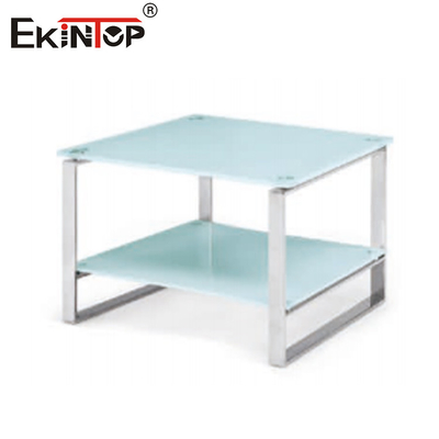 Glass Fiber Functional Coffee Table Built In Shelves For Easy Storage