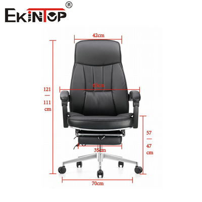 Durable Synthetic Leather Office Chair For Long - Term Comfort
