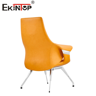 Contemporary Leather Conference Office Chair With Mold Foam Seat