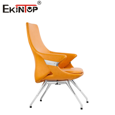 Contemporary Leather Conference Office Chair With Mold Foam Seat