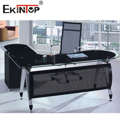 Modern Glass Conference Office Desk Contemporary Elegance For Meetings