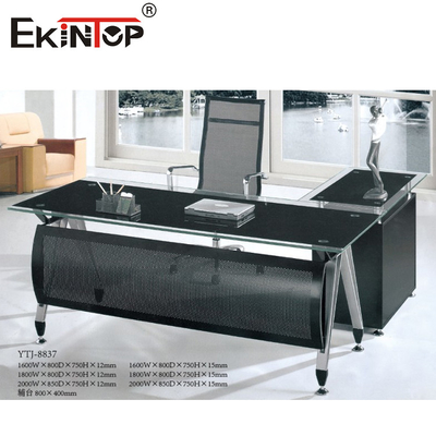 Modern Glass Conference Office Desk Contemporary Elegance For Meetings