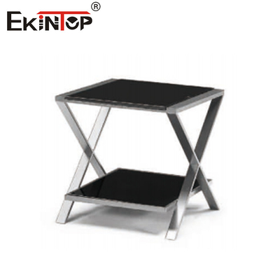 Living Room Black Coffee Tea Table Glass fiber Reinforced Concrete Custom Simply Style