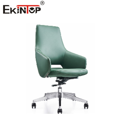 Premium Leather Office Chair With Metal Chrome Base 5 Years Warranty