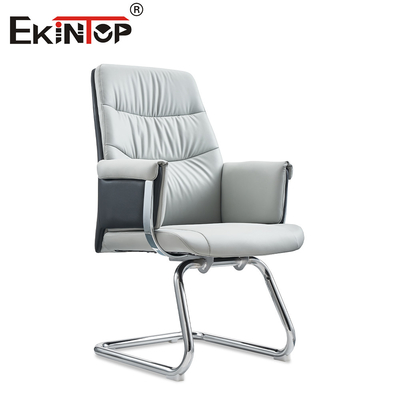 Modern White Leather Ergonomic Office Chair Sleek Style And Exceptional Comfort