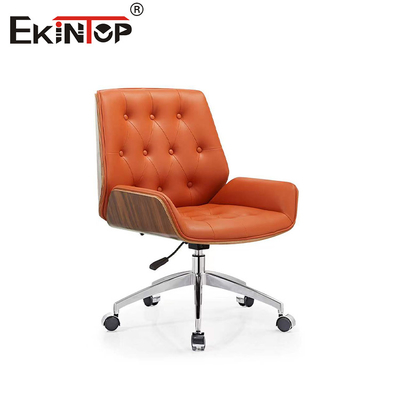 Streamlined Leather Stool Chair Modern Design Exceptional Support