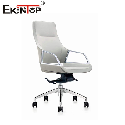 Ergonomic Office Chair Leather Tailored Support for Long Work Hours