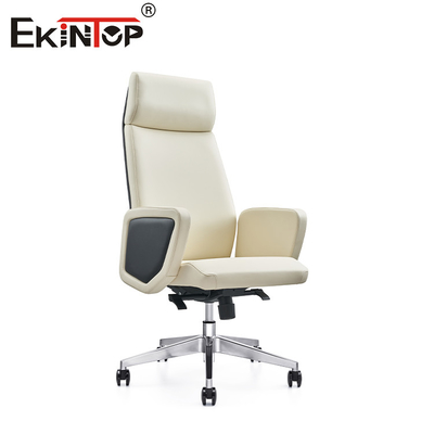 Adjustable Height Dining Chair Modern Nordic Charm With Leather PU Chrome Legs