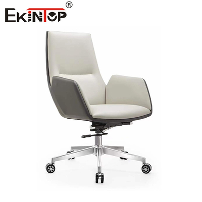 Custom Real Leather Executive Boss Chairs Multifunctional Mechanism