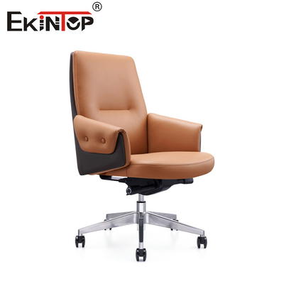 Unwind In Elegance Executive PU Leather Office Chair With Quiet PU Wheels