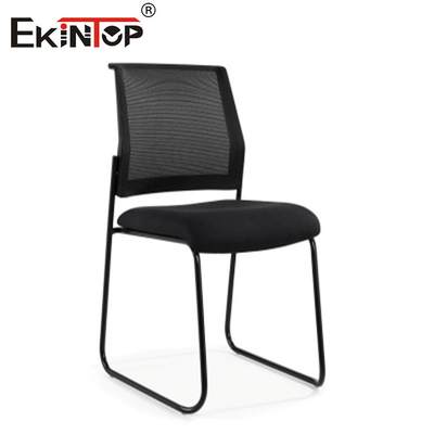 Plastic Mesh Back Breathable Seat Cushion Black Red Training Chair