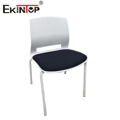 Training Chair with Swivel Wheels Mesh Backrest Armrests and Foldable Design