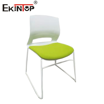 Training Chair with Swivel Wheels Mesh Backrest Armrests and Foldable Design