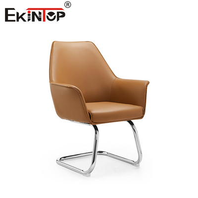 Ergonomic Leather Chair With Lumbar Support PU Padded Armrest
