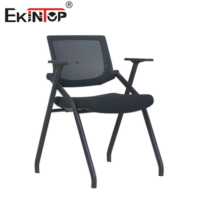 Mesh Back Writing Pad Foldable Training Room Chair Lightweight