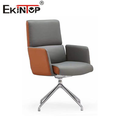 Commercial Furniture High Back Leather Office Chair Adjustable Lumbar Support