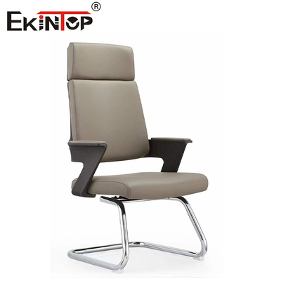 Synthetic Leather Office Chair With Swivel Casters And Height Adjustment