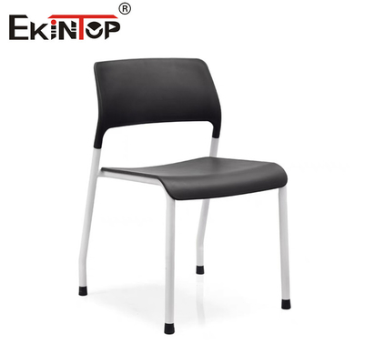 Plastic Modern Training Chair Stackable Visitor Chair Metal Leg