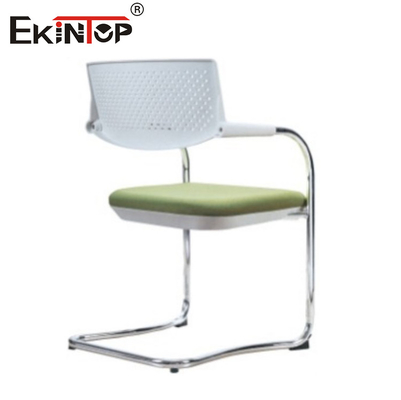 Metal Legged Training Chair Plastic Backrest Sponge Cushion