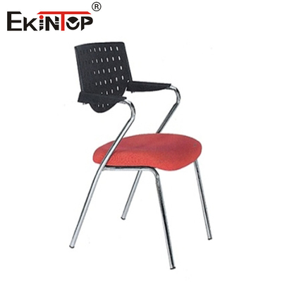 Customizable Stackable Training Chair With Metal Frame Sponge Cushion Plastic Backrest