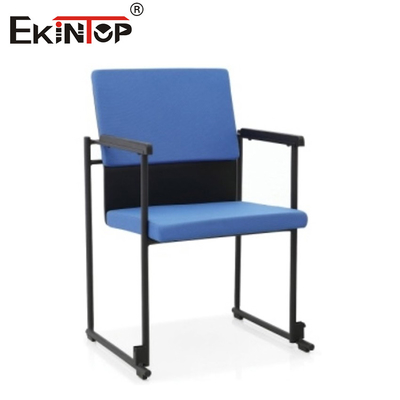 Sponge Cushion And Backrest Blue Training Chair For Studying Lightweight