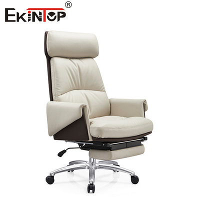 Sustainable High Back Leather Chair With Headrest Multi - Functionality