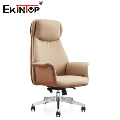 Sustainable High Back Leather Chair With Headrest Multi - Functionality