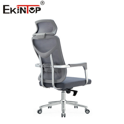 High-Back Mesh Office Chair with Armrests Swivel Wheels and Adjustable Height
