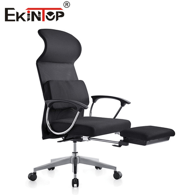 High-back Mesh Office Chair with Ergonomic Lumbar Support and Headrest