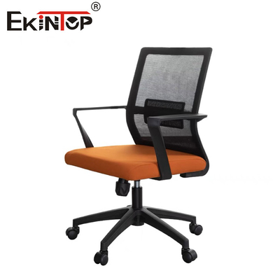 Customize Office Chair Breathable Mesh Fabric Adjustable Headrest Mid Back