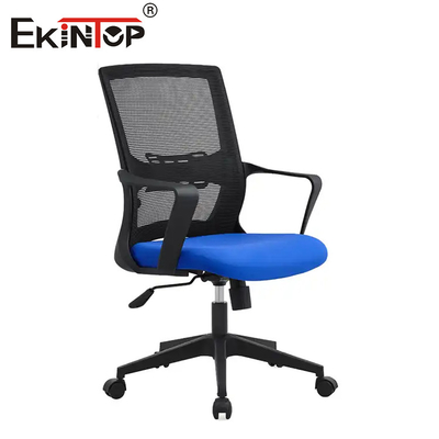 ODM Chrome Armrest Mesh Office Chair With Swivel Function